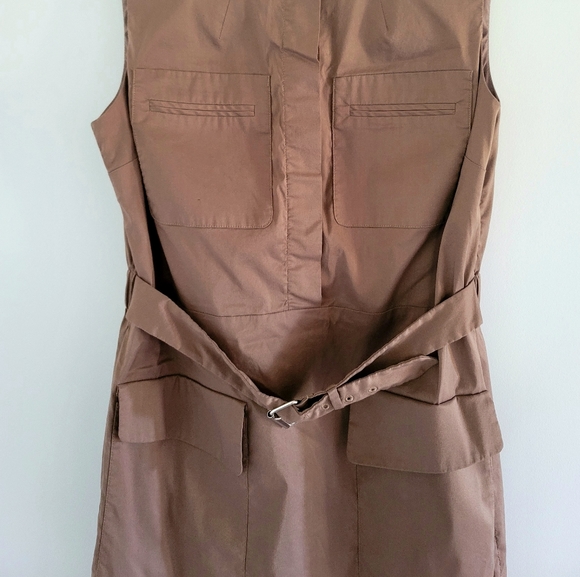 Ann Taylor Dresses & Skirts - Ann Taylor Women's Military Sleeveless Midi Dress Size 8